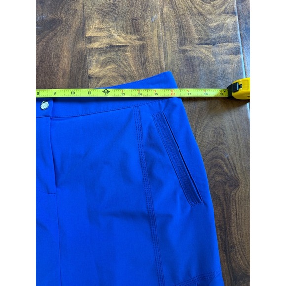 Zenergy Chico's Blue Skort Sz 1 (US 8) Pleats Activewear Golf Pickleball Tennis - Picture 2 of 6